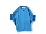 frill  dolman top　(turquoise)の画像