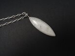 ◆ white howlite ◆ marquise pendant   silver950の画像