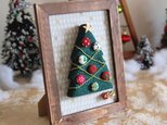 一点モノ！　USA生地使用・立体クリスマスツリーのフレーム(1)