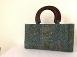 帯バッグ〜ブルーグリーン(再販)〜の画像