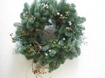 ご予約品木の実のchristmas-wreathの画像