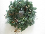 ご予約品木の実のchristmas-wreath