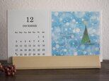 活版印刷カレンダー2017（木製スタンド付き）＊Photo de ART＊フェリーチェ・コローレの画像