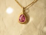 【G】様 オーダー品　K18　Sapphire　Pendant and Necklaceの画像