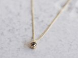 K10 Brown diamond one stone pendant {P033K10BD}