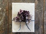 くしゅっと菫…suMire-bouquet布花コサージュの画像