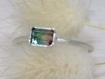 バイカラートルマリン＊springcolor925ring