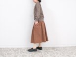 18-S0004A "備後節織"gathered skirtの画像