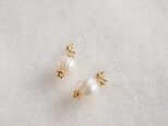 Earrings freshwater pearlの画像