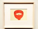 原画「お善哉」※木製額縁入り（インチサイズ）の画像