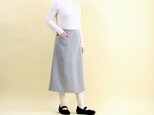 アンゴラ混シンプルスカート#126