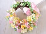 はるの花のバッグのように：spring color half wreathの画像