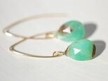 大粒 Chrysoprase(マーキス)*Pierceの画像