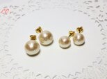 cotton pearl♥一粒ピアス