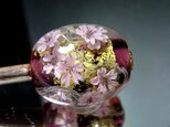 m様ご注文品　桜のとんぼ玉（ガラス玉）かんざしの画像