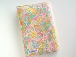 リバティ A5ブックカバー マーガレットアニー イエローピンク