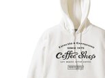 【厚手生地】【あったか】カフェ（COFFEE SHOP）　 S～XL　パーカ【受注生産品】の画像