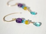 Amethyst×Apatite*Pierceの画像