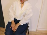 『こだわりぬいたスキッパーシャツ』京都の洋服のお直し屋さんがお仕立てした理想のシャツブラウス S〜LLサイズ展開の画像