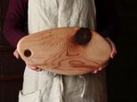 wooden serving board (round)の画像