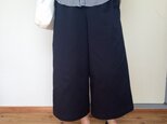 【受注生産】春・NEWコットンワイドパンツ  ネイビー