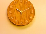 【受注製作品】wall clock ケヤキの画像