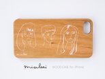 【天然木 iPhoneケース】「GIRLS' POWER」WOOD スマートフォンケースの画像