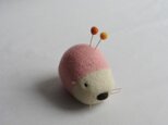 羊毛はりねずみ針山・・・（さくら）