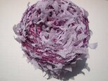 紫ヒラヒラ糸の画像
