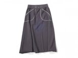 flared skirt (charcoal)の画像