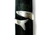 魚のシルバーフリーリングの画像