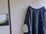 リネンエルボーパッチシンプルプルオーバー
