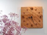 桜の花びらが可愛いインテリア掛け時計【クォーツ時計】の画像