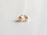 パールピアス10Kイエローゴールド