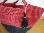 麻紐BAG タッセル付き♪