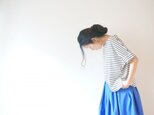 Cotton border cut-sew LADY'Sの画像