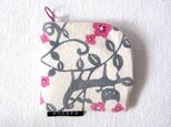 型染め 財布「花ねこ」の画像