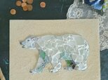 Seaglass Walldecoration “シロクマ”の画像