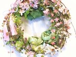 スプリングガーデンリース・桜を楽しむの画像