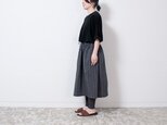 18-S0004D "備後節織"gathered skirtの画像