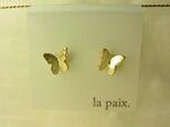 PSP-002　silhouette　"deux papillons" earringsの画像