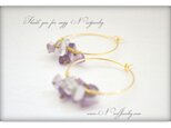Amethyst Hoop Pierce