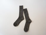 Linen 100% original socks BLACKの画像