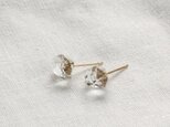 HerkimerDiamond Stud Pierce w/ 14KGFの画像