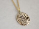 A様専用　[Diamond]Gold initial pendant [C]の画像