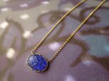 K18　Tanzanite Carving　Necklaceの画像