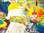 猫の休日〈A4ポスター〉の画像