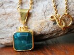 D様　ご注文分＊古代スタイル＊ブルーグリーン・フローライト　ネックレス＊スターリングシルバー