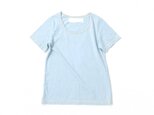 organic cotton サークルネックTee(水色)の画像