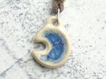 ムーンネックレス sky blueの画像